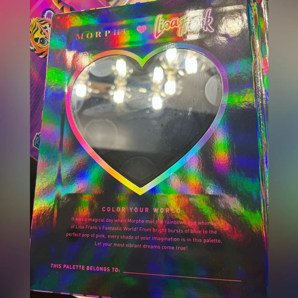 Loungefly|Morphe Lisa Frank Mini Backpack & Makeup Pallette - Picture 8 of 9